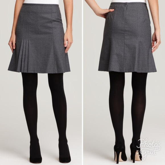 Nanette Lapore A-Line Skirt, Gray, Size 2 - Picture 5 of 6